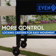 5-Burner Propane Gas Griddle in Black with Lid and Cover