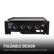 Flat Iron 4 -Burner Liquid Propane Flat Top Grill