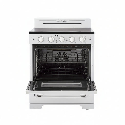 Oven 30.0 in 3.9 Cu/Ft Electric Freestanding Range in Marshmallow White