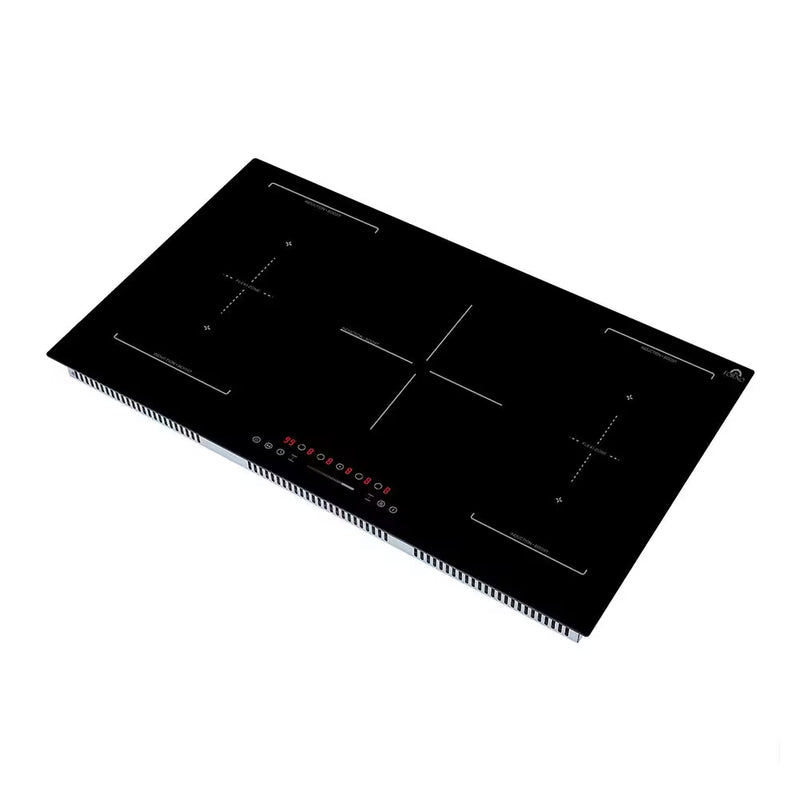 Ornonzzo 5 Element Glass Top Black 36-In. Induction Cooktop