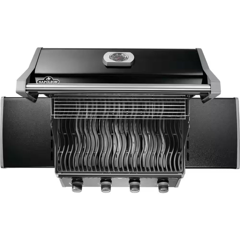 Rogue 525 4-Burner Propane Gas Grill in Black