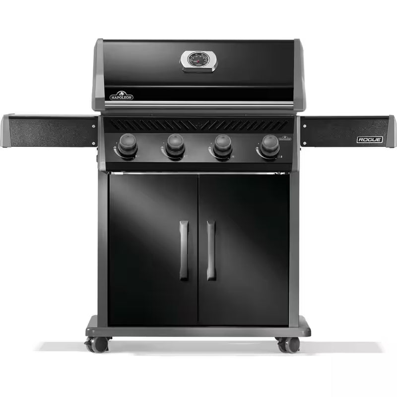 Rogue 525 4-Burner Propane Gas Grill in Black
