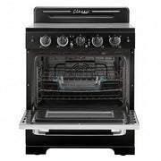 Unique Classic Retro 30" 3.9 Cu/Ft Freestanding 5-Element Electric Range with Convection Oven