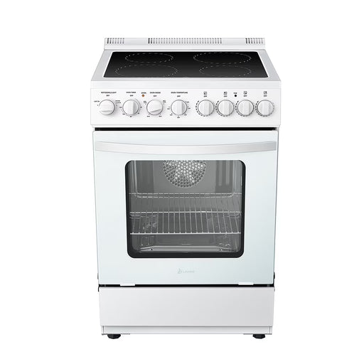 24 in 2.9 CU Ft Freestanding Electric Range with Rotisserie and True Convection Oven and Timer