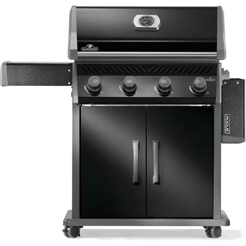 Rogue 525 4-Burner Propane Gas Grill in Black